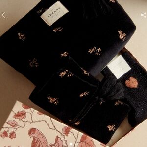 Sezane Lurex Heart Socks